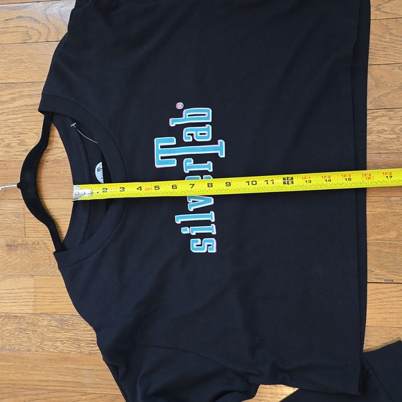 LEVI'S BRAND WOMENS JUNIOR BLACK "SILVERTAB" SIGNATURE LONG SLEEVE SHIRT MEDIUM - Picture 13 of 16